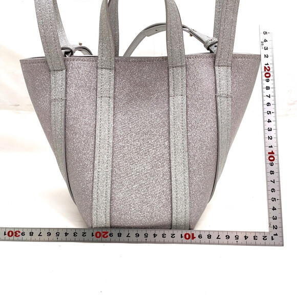 Balenciaga Hand Bag Silver Nylon #158225B57B - Picture 2 of 15